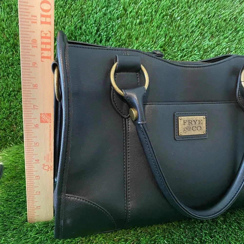 Frye and Co Satchel Shoulder bag leather (with‎ cross body strap) 14x10x5